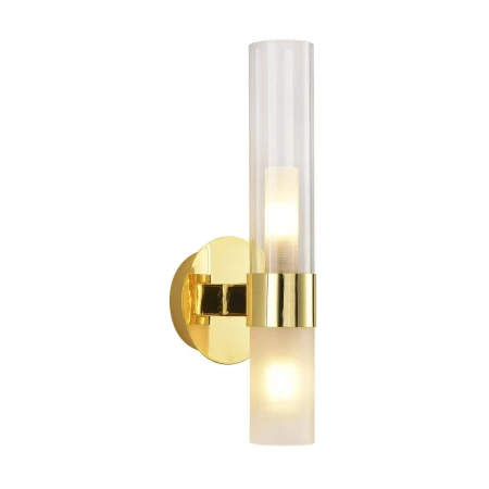 Kinkiet złoty szkło mleczne CANDELA-1 DN1505-1 gold - Step Into Design
